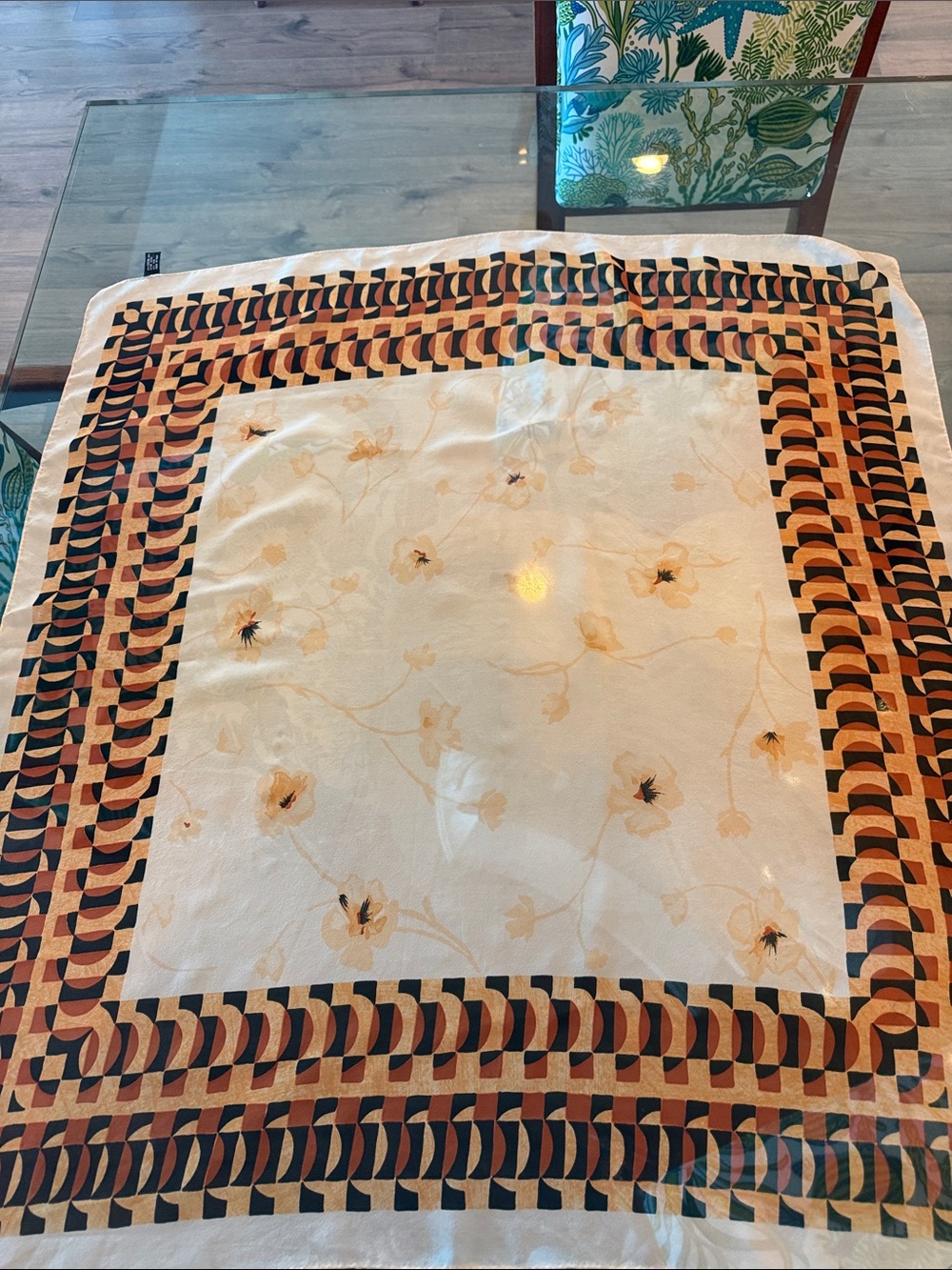 Vintage Mario Voeluza Silk Scarf